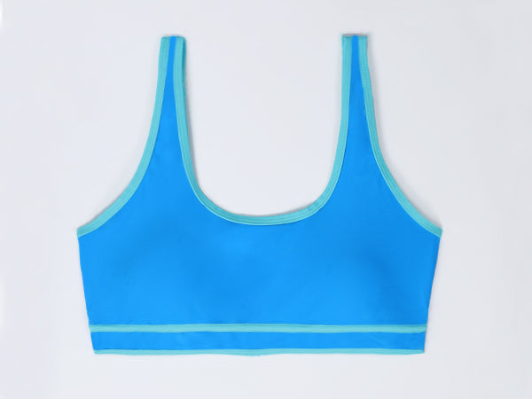 BMJL Bikini Sets Sporty Swimsuit Color Block Cheeky High Cut