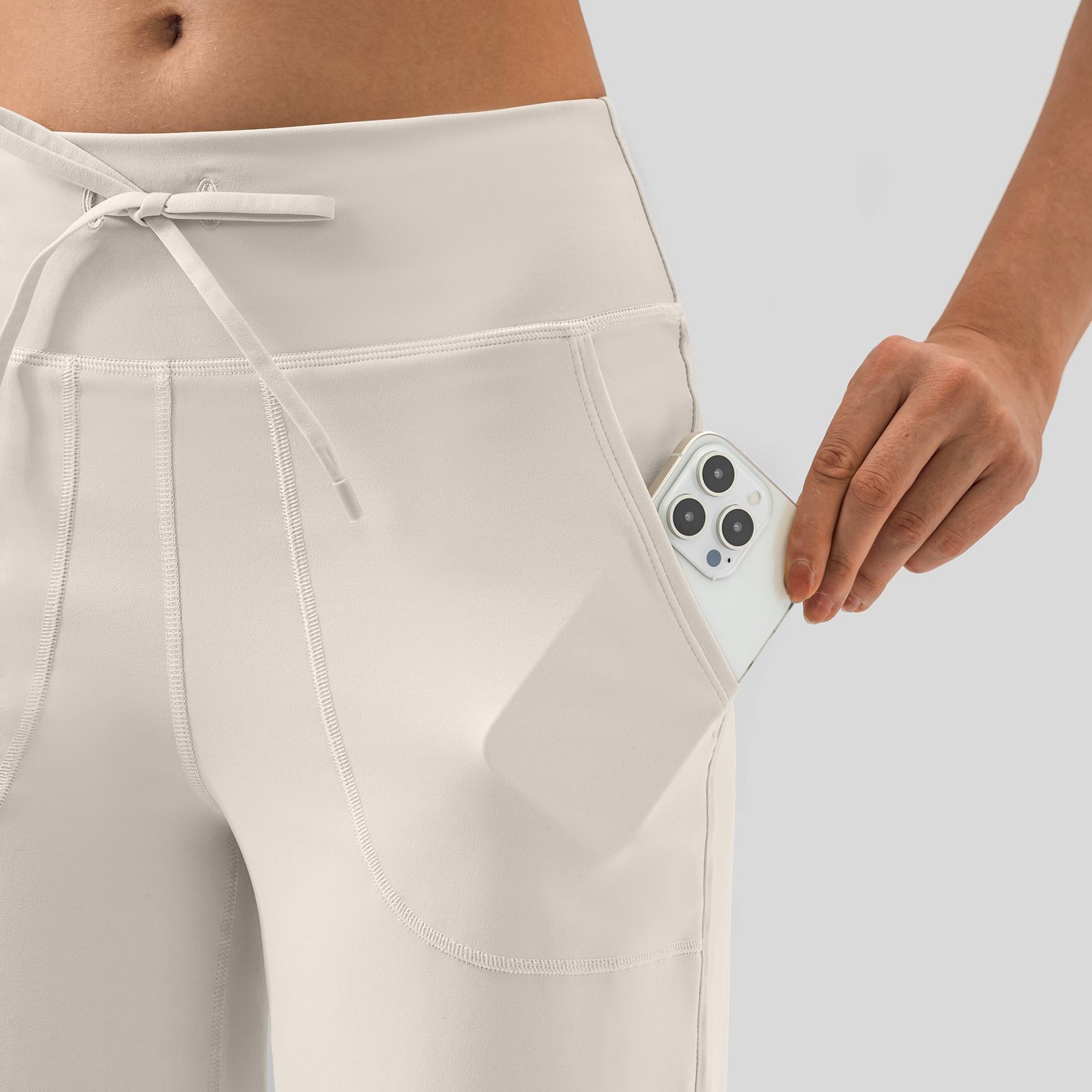 Yoga Sports Wide Leg Pant with Pockets High Waisted