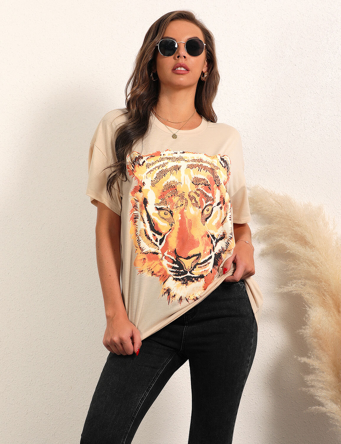 oversized tiger tee