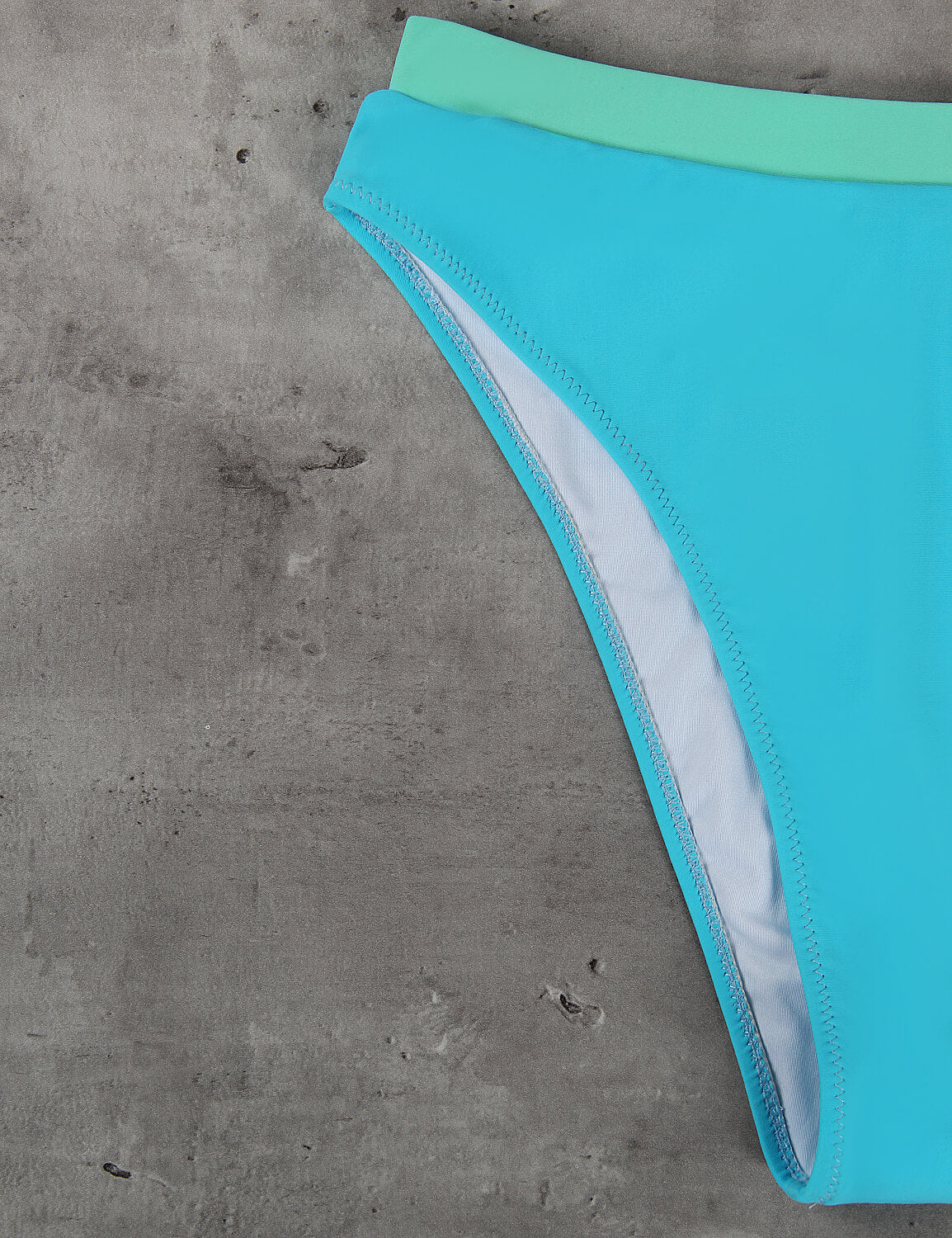 Cheeky Color Block Triangle Bikini