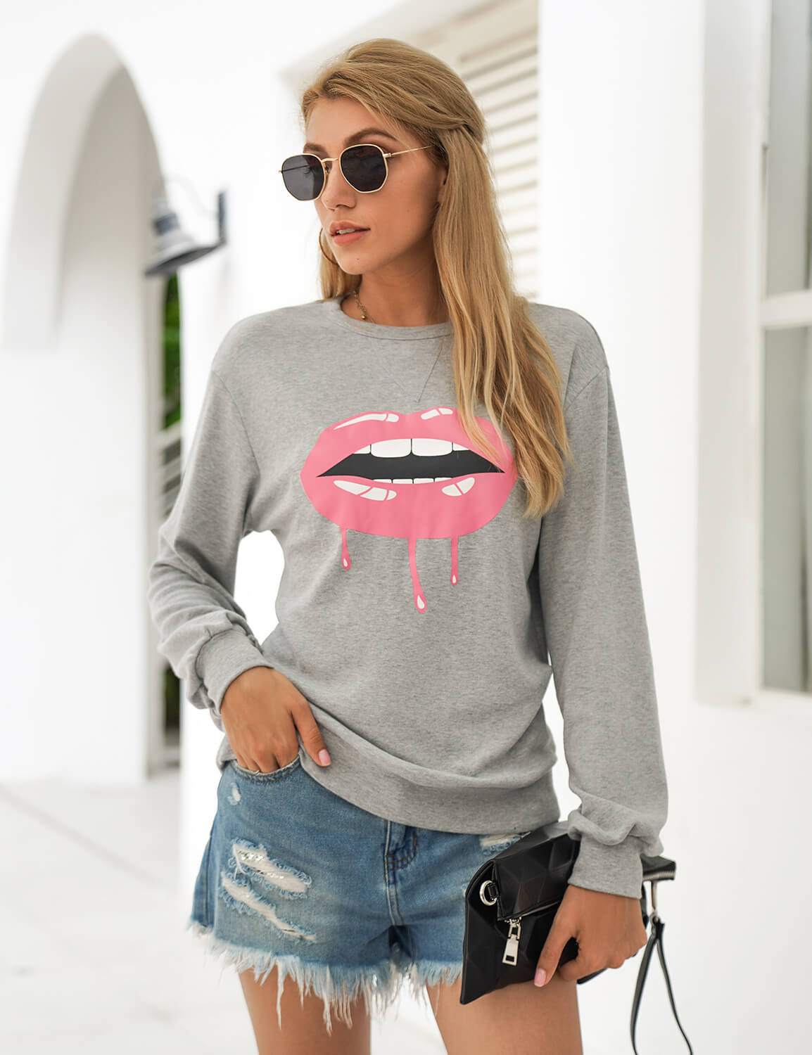 Lip sweatshirt best sale