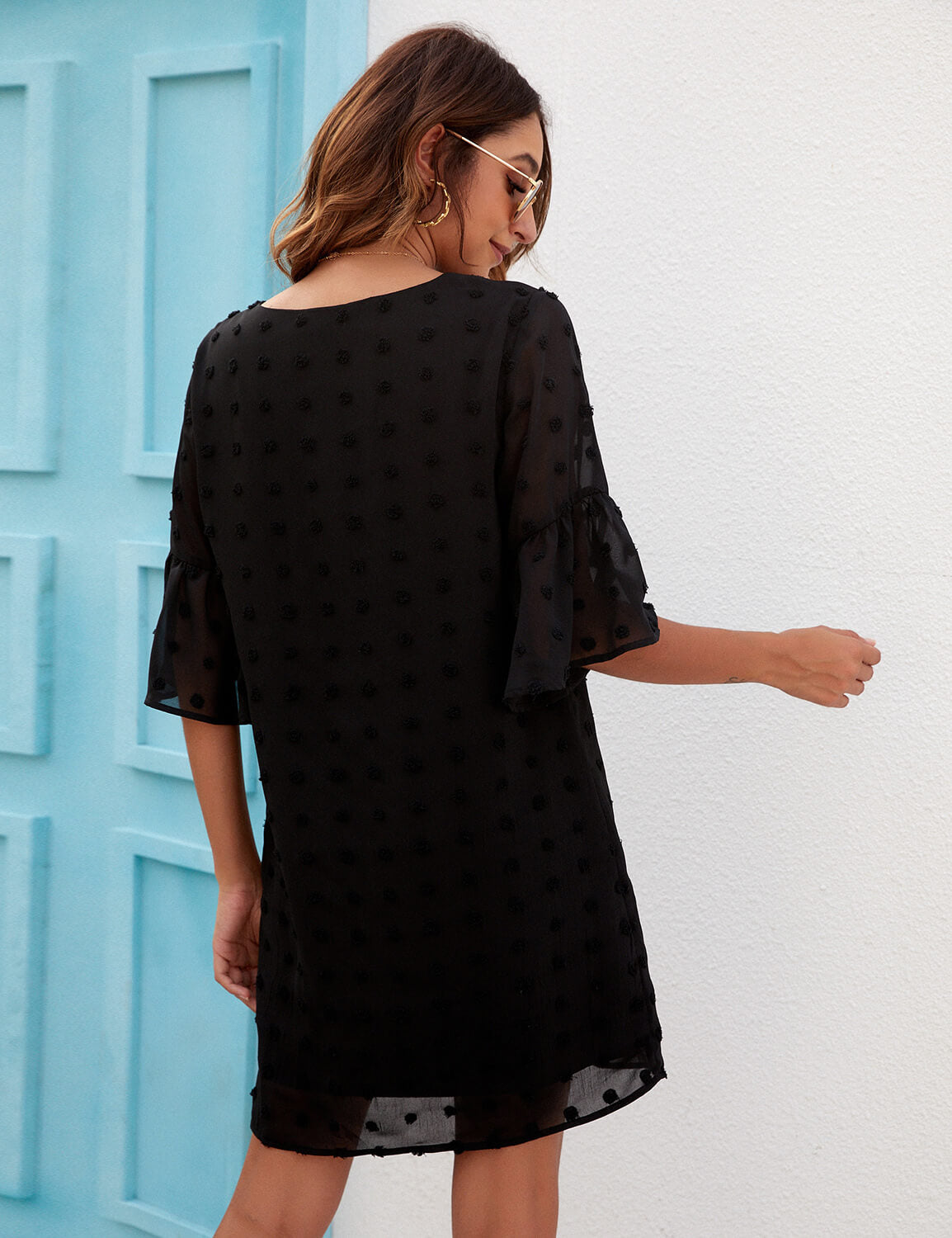 Casual Layered Chiffon Sun Dress
