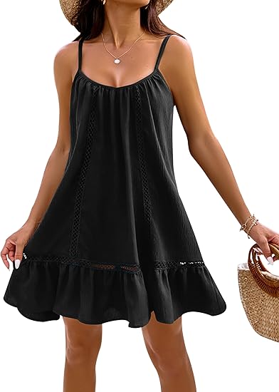 Womens Bathing Suit Cover Up Swim Beach Dresses Cover Ups Spaghetti Straps Swimsuit Coverups 2026