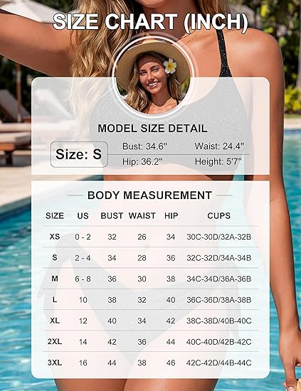 Womens Bikini Sets Two Piece Mid Rise Swimsuit Sparkly Cheeky Curvy String Sexy Bathing Suit 2026