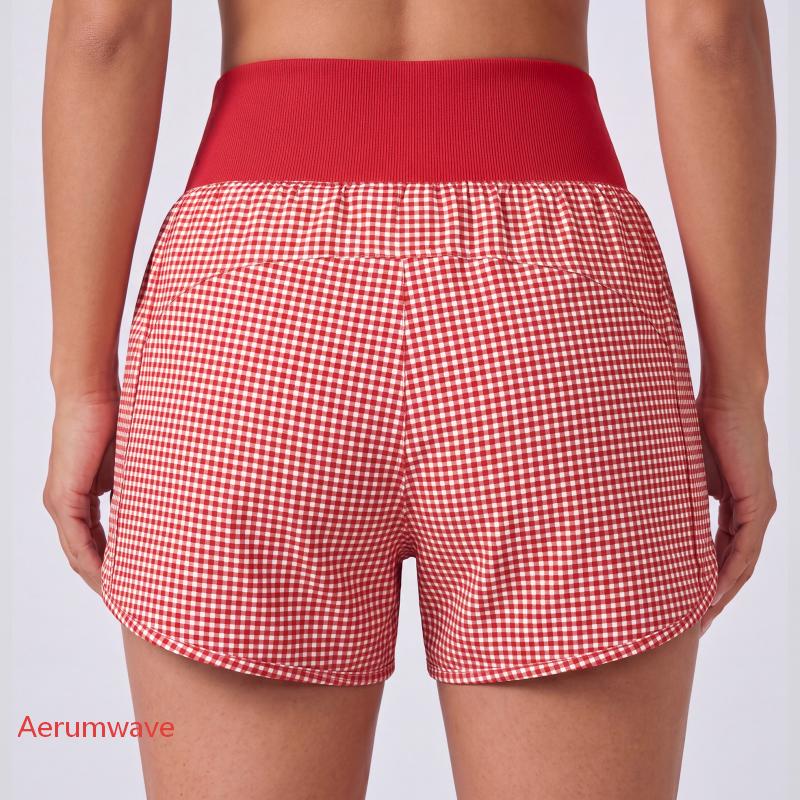 Aeromove Women's Athletic Shorts High Waisted Running Shorts 2.5" Comfy Liner for Workout Gym Track