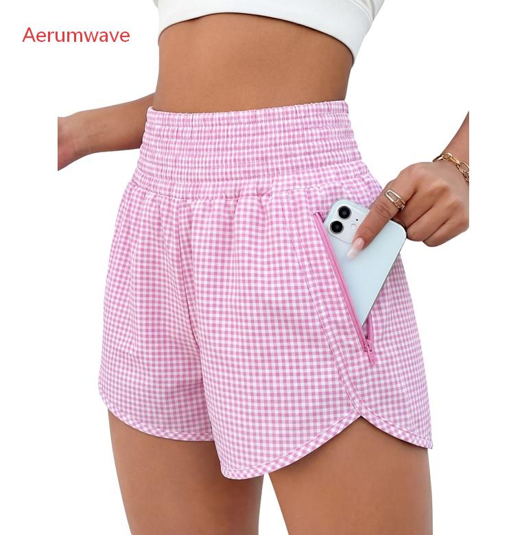 2.5" Inseam Athletic Shorts for Women Comfy High Waisted Short with Pocket