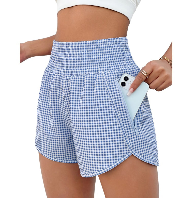 2.5" Inseam Athletic Shorts for Women Comfy High Waisted Short with Pocket