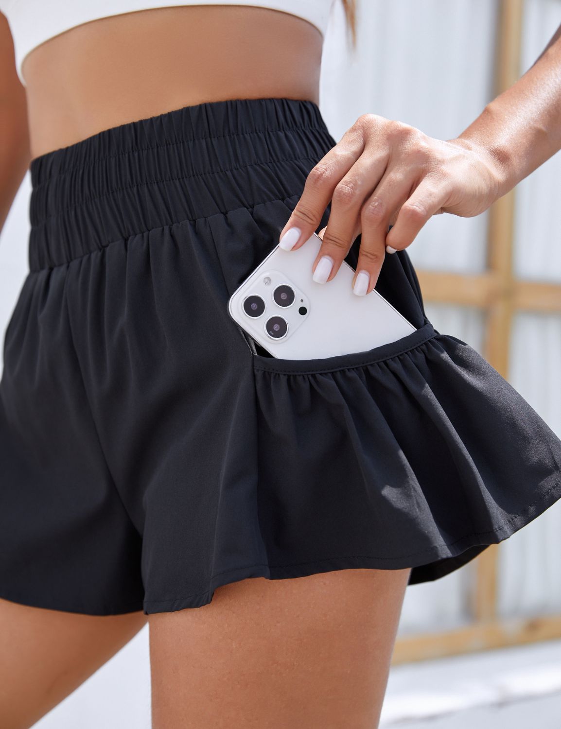 Flowy Running Shorts Tennis Skirt Casual Skort