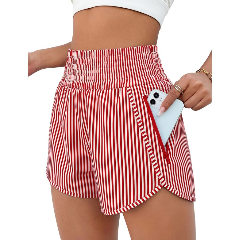 2.5" Inseam Athletic Shorts for Women Comfy High Waisted Short with Pocket
