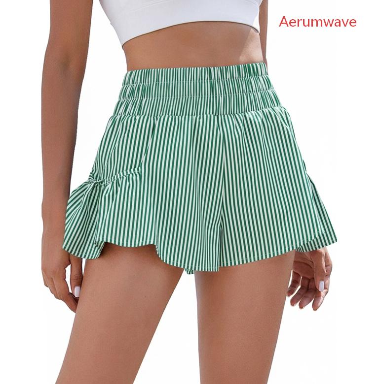 Womens High Waisted Shorts Athletic Running Shorts Workout Gym Quick Dry Flowy Shorts with Pockets
