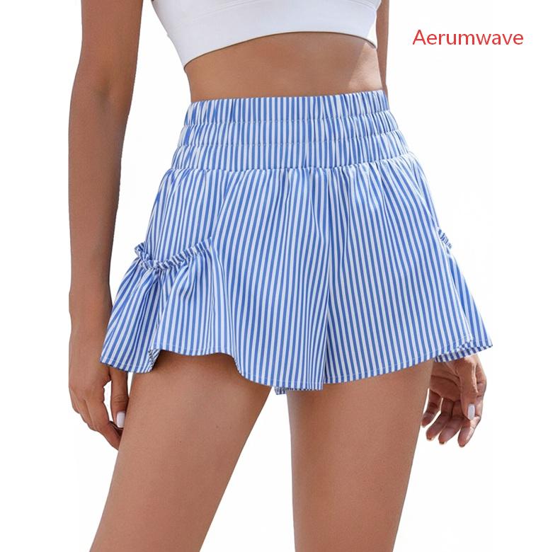 Womens High Waisted Shorts Athletic Running Shorts Workout Gym Quick Dry Flowy Shorts with Pockets