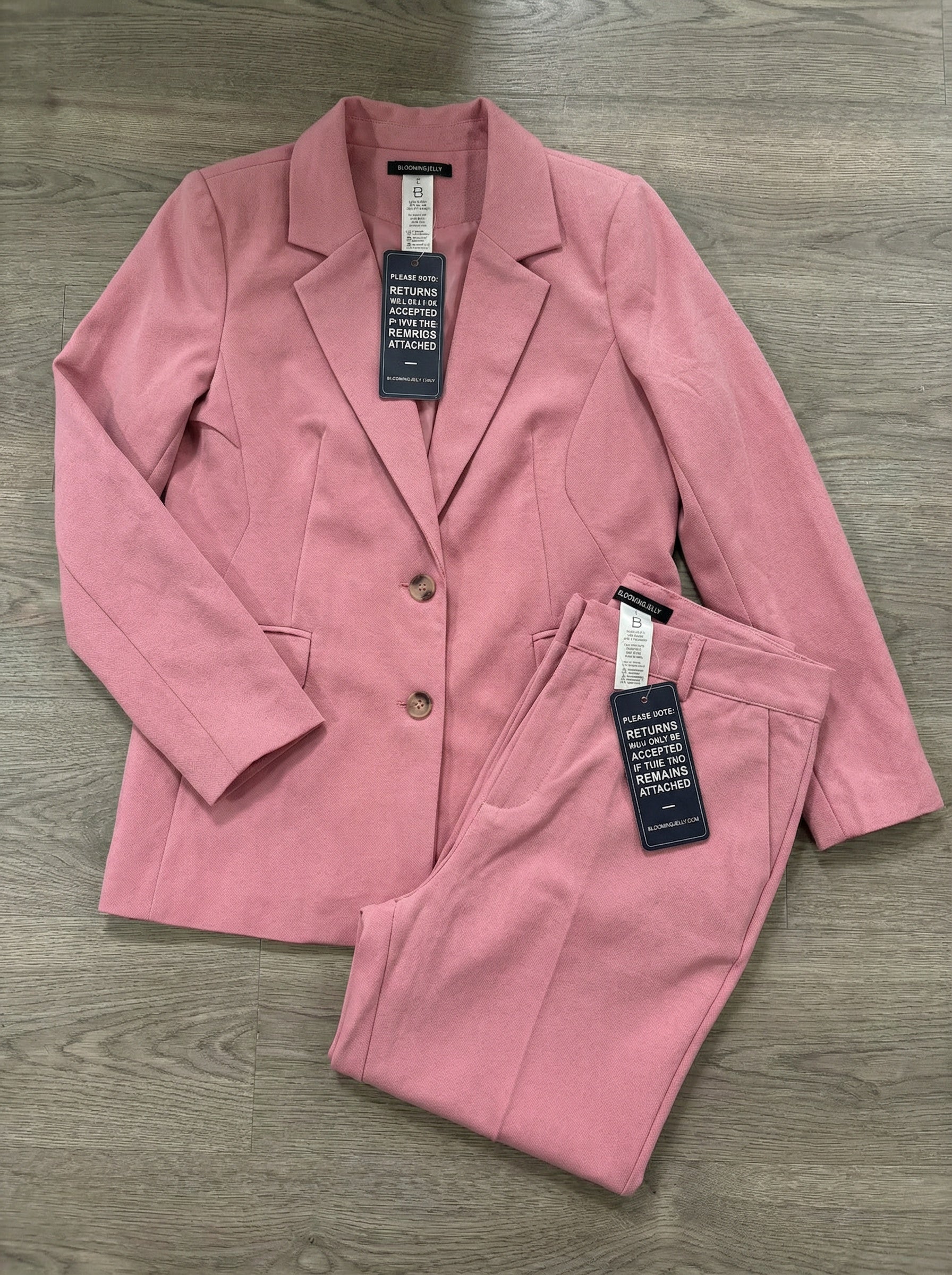 Women Business Casual Dressy 2 Piece Set Suits