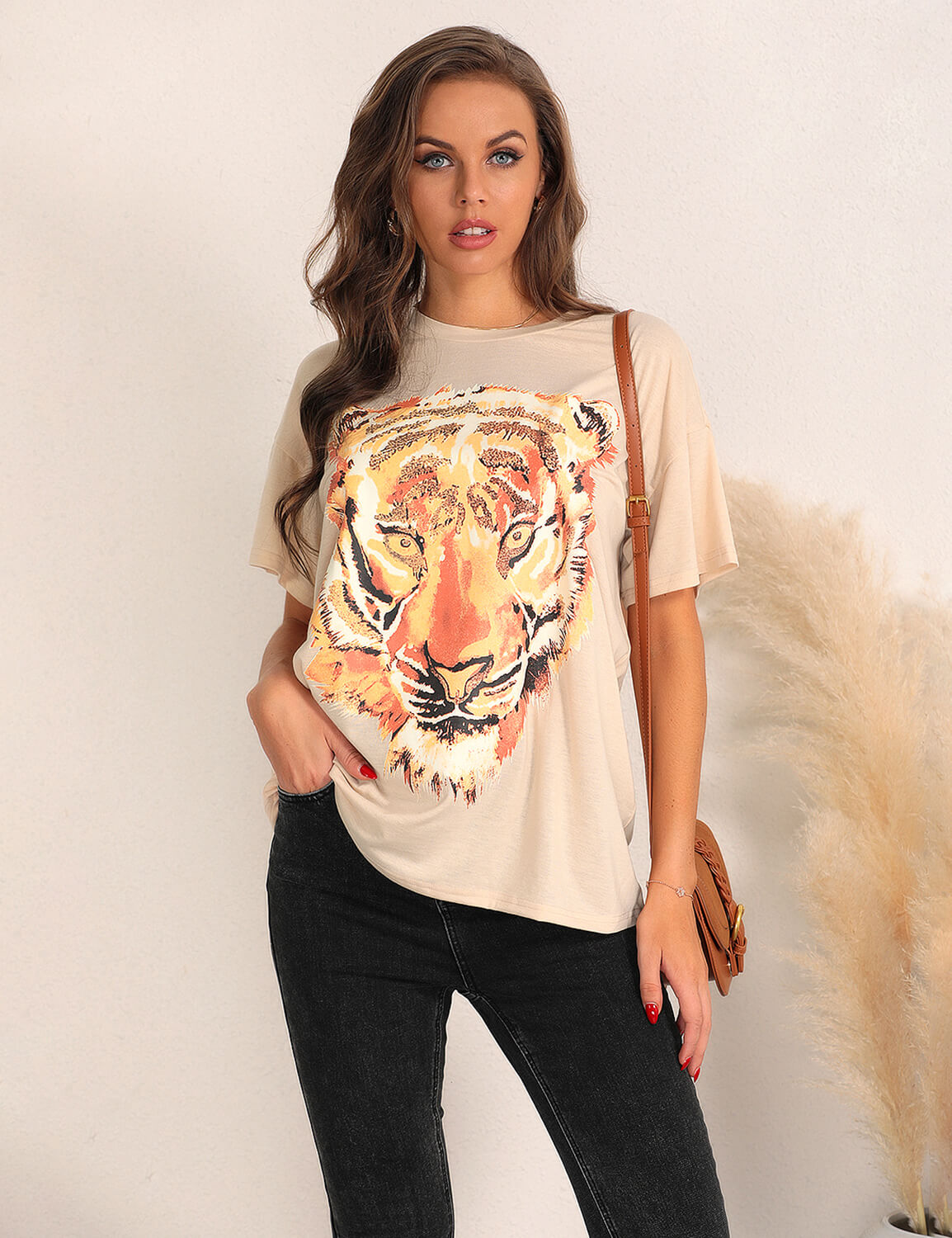 Oversized Tiger Graphic Tee