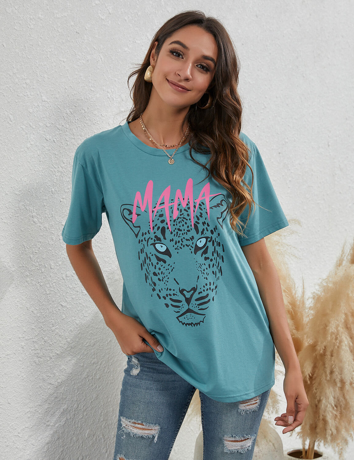 Mama Tiger Shirts for Women Casual Outfits | Blooming Jelly