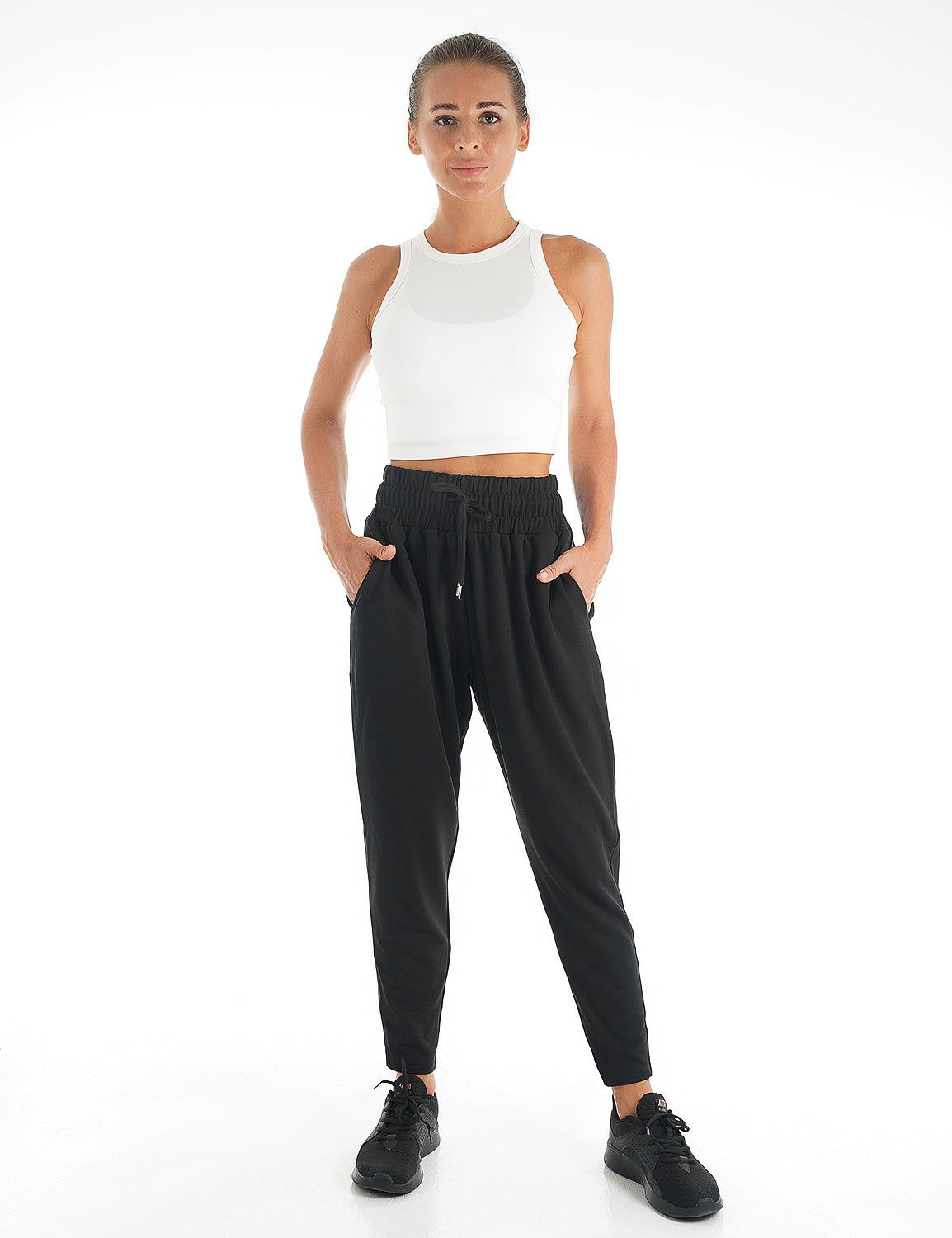 Blooming Jelly_Outdoor Sweatpants Casual Joggers_Black_255098_08_Women Sportswear Comfy Outfits_Bottoms_Joggers