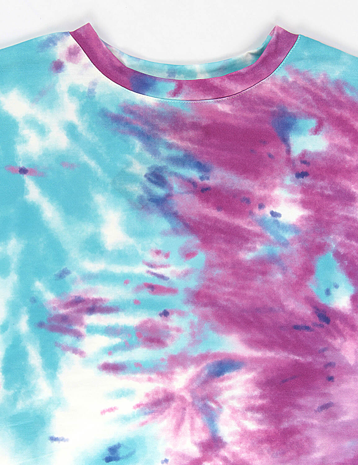 Blooming Jelly_Trendy Blue Tie Dye Sweatshirt_Tie Dye Print_302054_03_2020 Women Streetwear Fashion_Tops_Sweatshirt