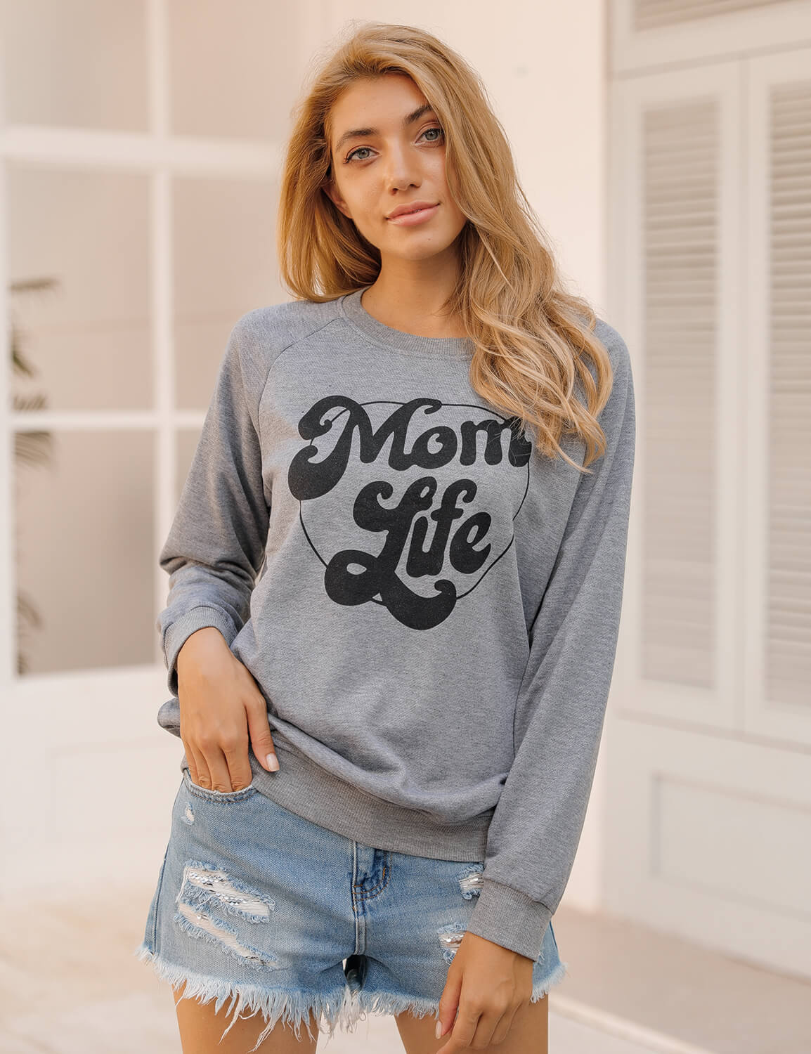 Blooming Jelly_Chic Mom Life Sweatshirt_Letter Print_303083_07_Mom Style Casual Outfits_Tops_Sweatshirt