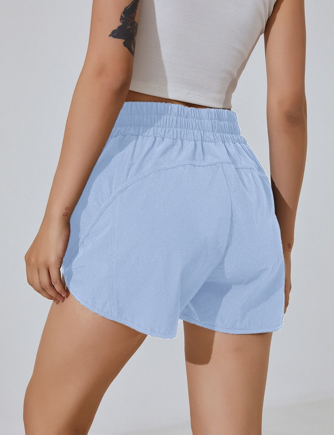 High Waisted Workout Quick-Dry Running Shorts